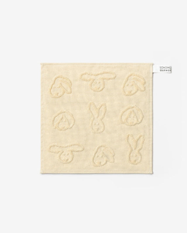 WARMGREY TAIL(ウォームグレーテール）/  BUNNY BUNNY HAND CLOTH - IVORY【バーンストア】