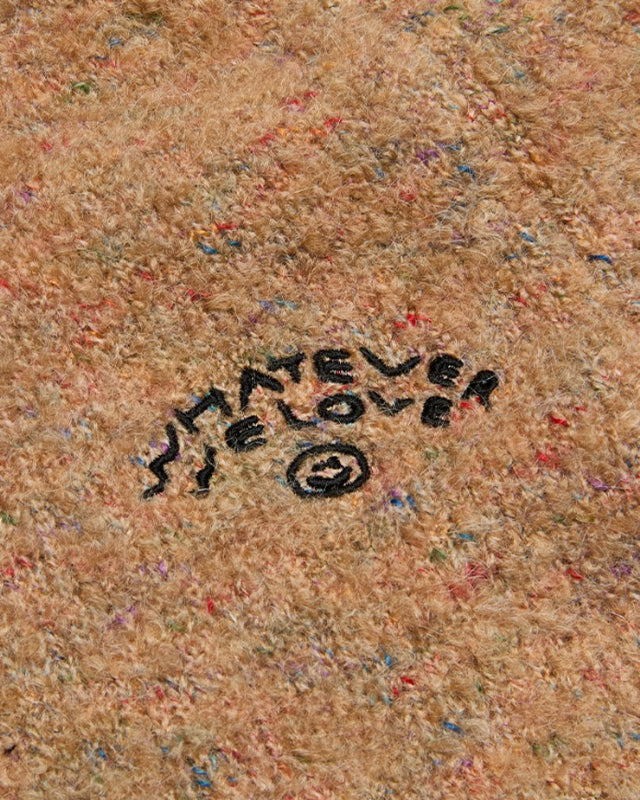 【バーンストア】ooowl /    BOUCLE KNIT CARDIGAN CAMEL