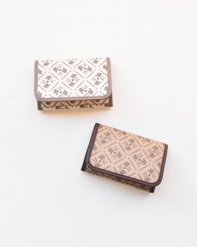 【イルビゾンテ】モノグラム プリント レザー カードケース  54262305129