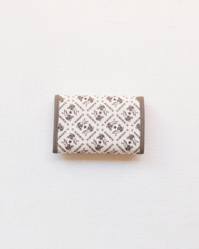 【イルビゾンテ】モノグラム プリント レザー カードケース  54262305129