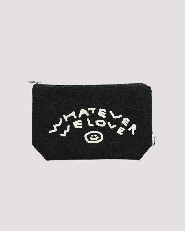 【バーンストア】ooowl /  PIGMENT POUCH WE LOVE BLACK