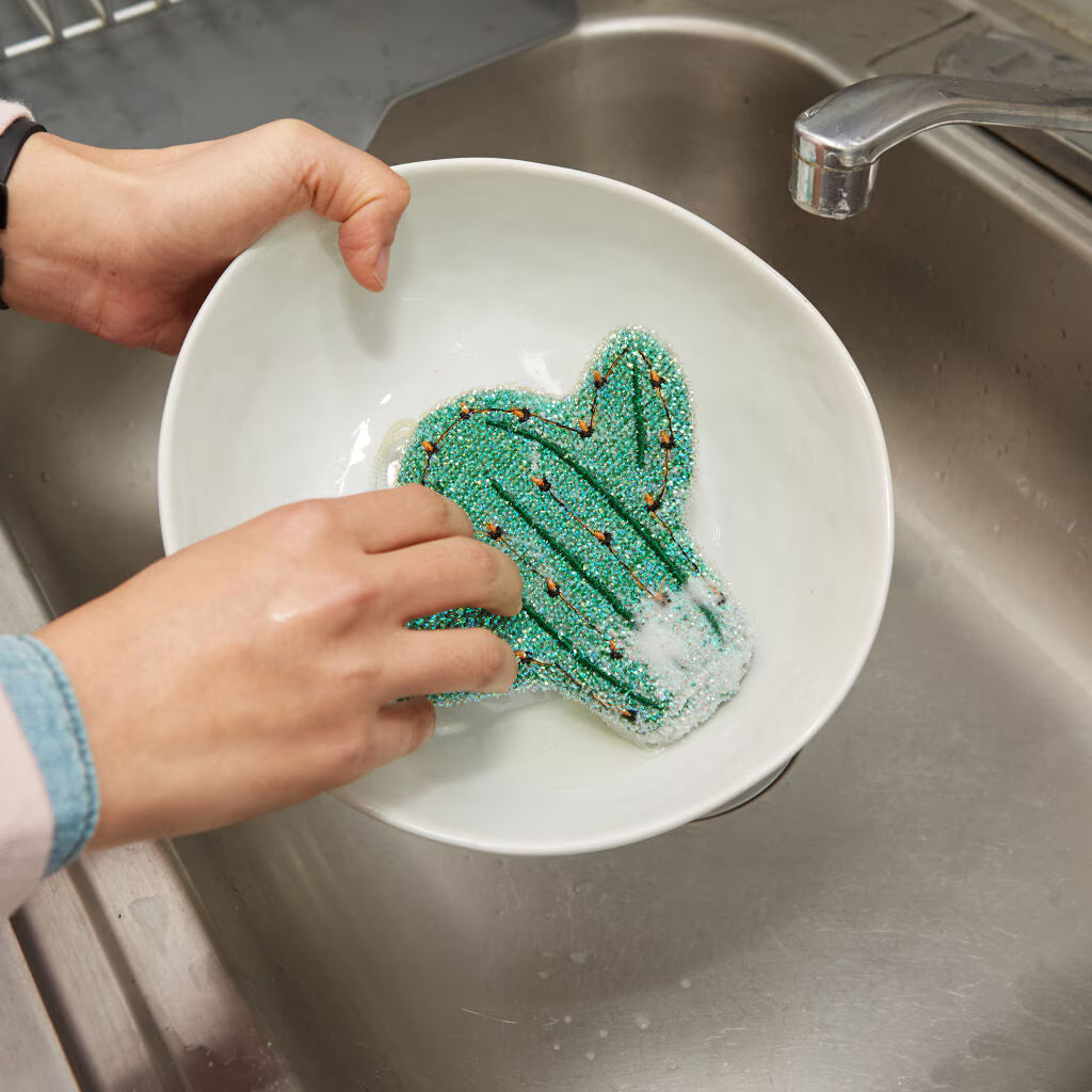 KIKKERLAND(キッカーランド)/  Cactus Scrub Sponge カクタススクラブスポンジ|サボテンスポンジセット  【サラダボゥル】