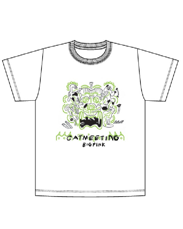 GLOW CASPER(グロウキャスパー) / CATIGER Tシャツ -BLUE【バーンストア】