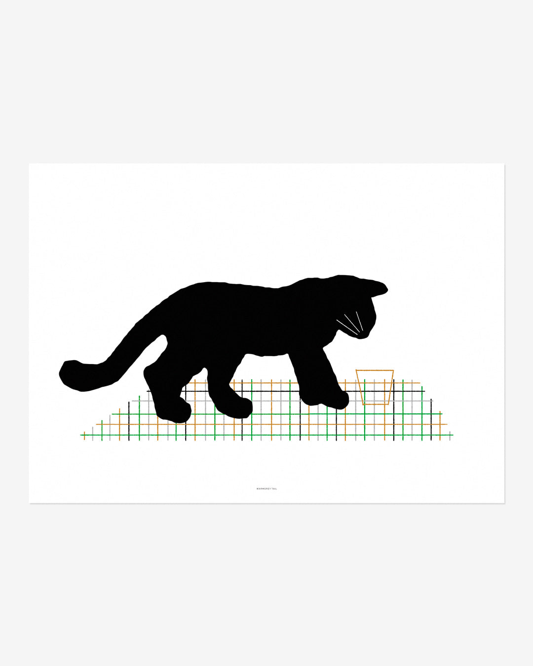 WARMGREY TAIL(ウォームグレーテール）/ BLACK CAT POSTER 300mm x