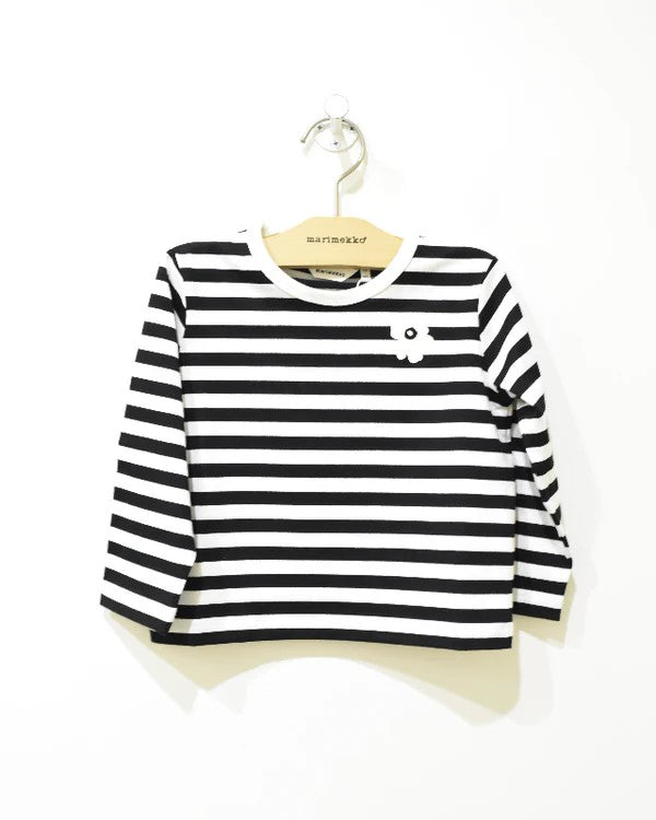 【マリメッコ】Paja Tasaraita Unikko 長袖シャツ 52254394515/52254394516