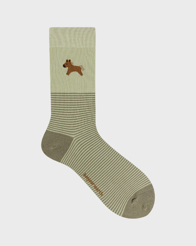 【バーンストア】Bonjour March / pony socks - men