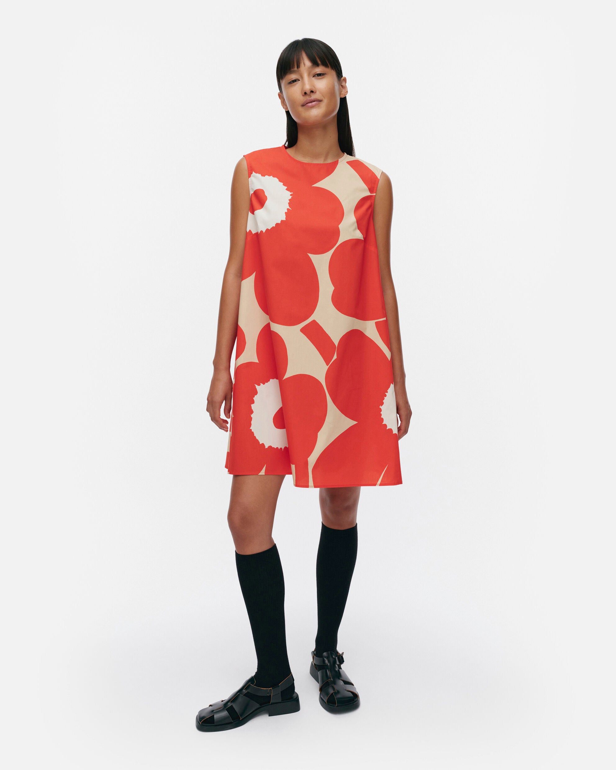 【マリメッコ】Palatsi Unikko ワンピース 52259594201