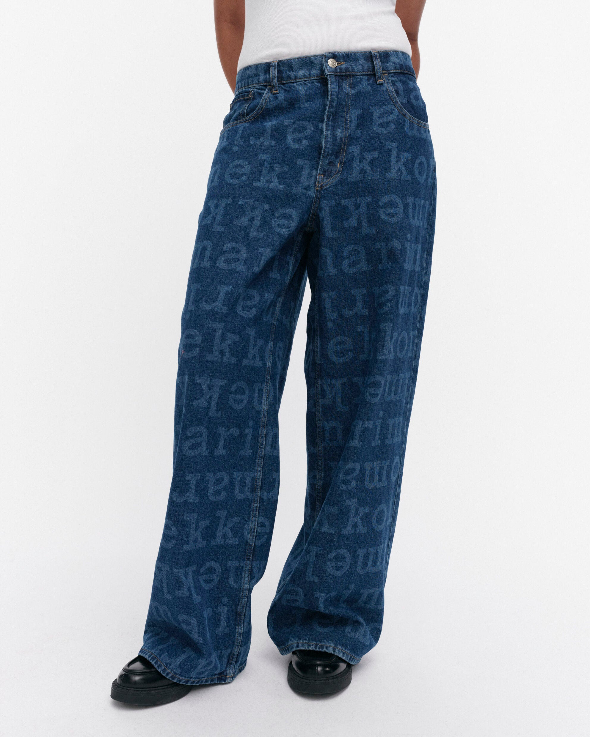 【マリメッコ】Maridenim Loose Logo パンツ　52259194469