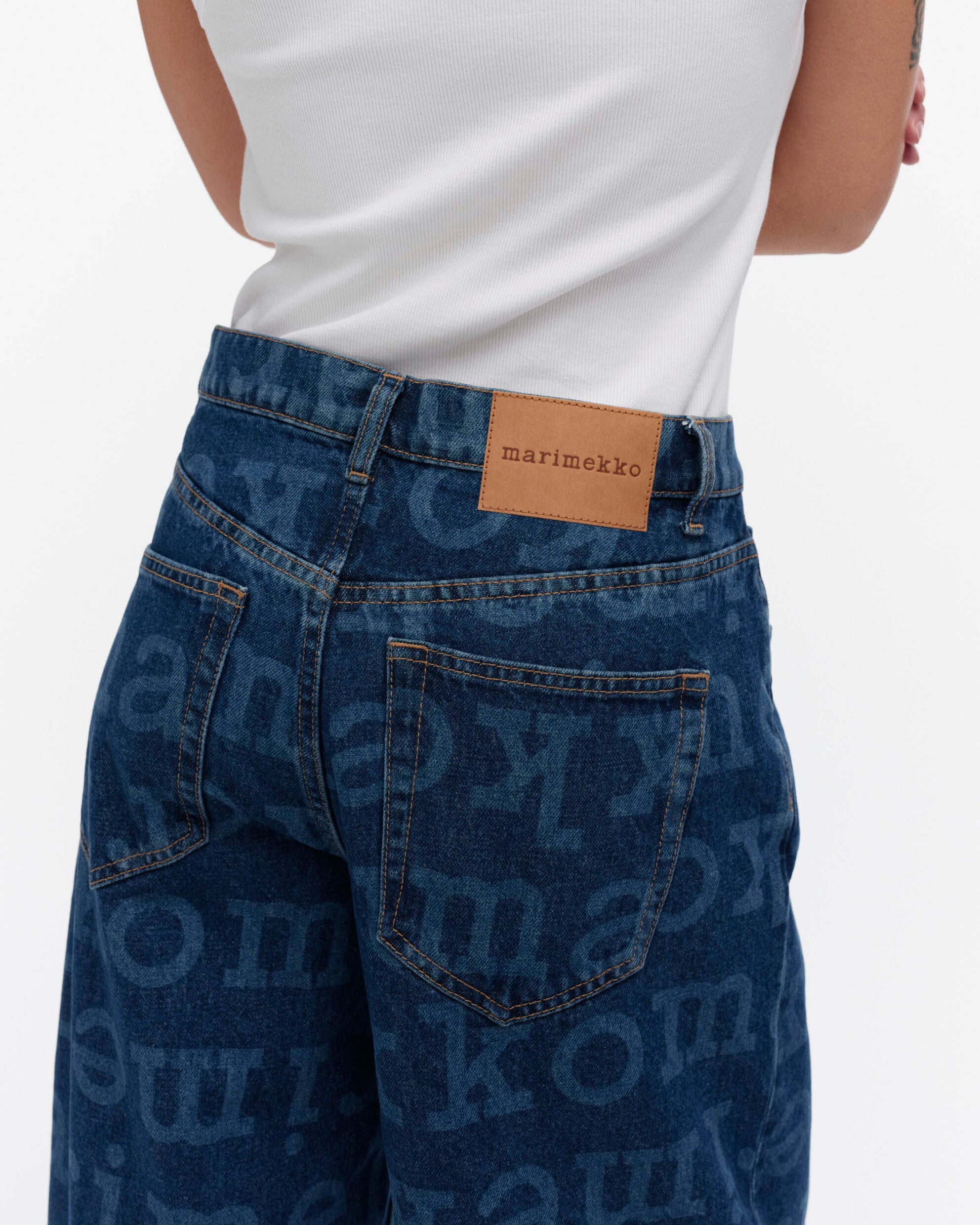 【マリメッコ】Maridenim Loose Logo パンツ　52259194469
