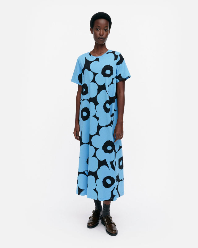 【美品】marimekkoマリメッコ KULA ドットワンピース marimekko マリメッコ ドット ワンピース Aライン 総柄 - メルカリ