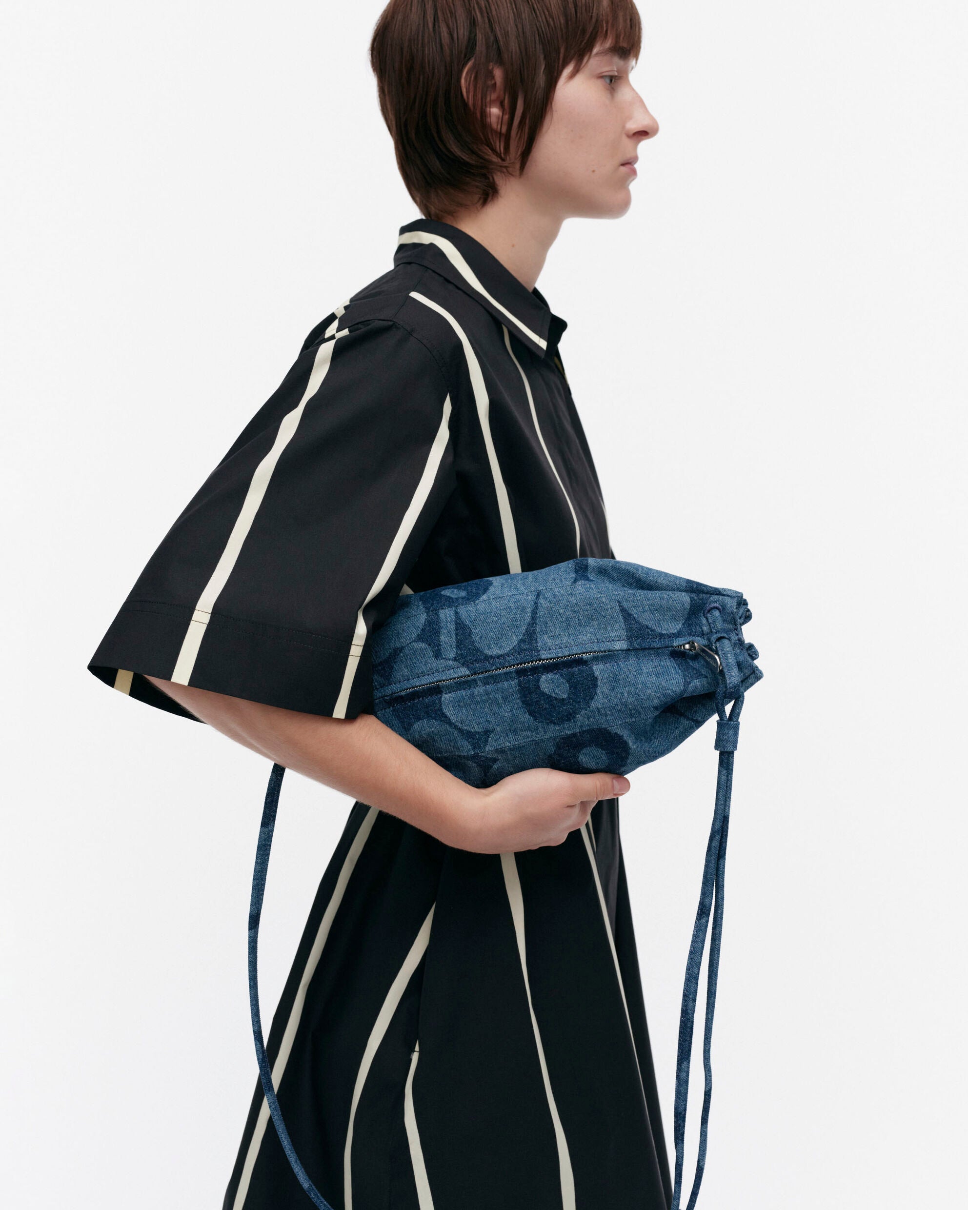 【マリメッコ】Karla  Denim Unikko ショルダーバッグ　52254294643