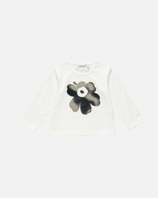 【マリメッコ】Paja Akvarelli Unikko Logo 長袖トップス 52254394512/52254394513