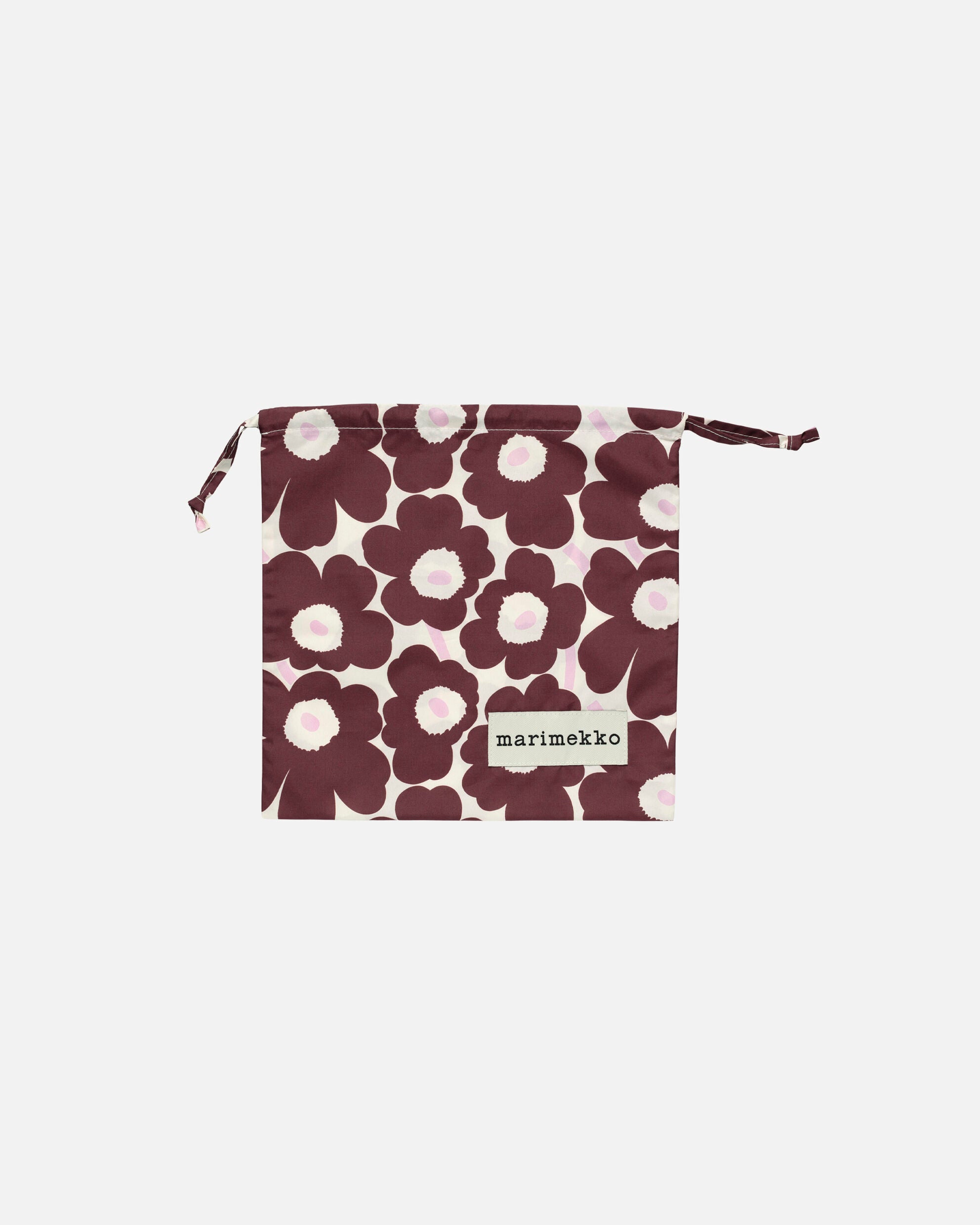 【マリメッコ】日本限定 Mini Unikko  巾着ポーチ 52259474881