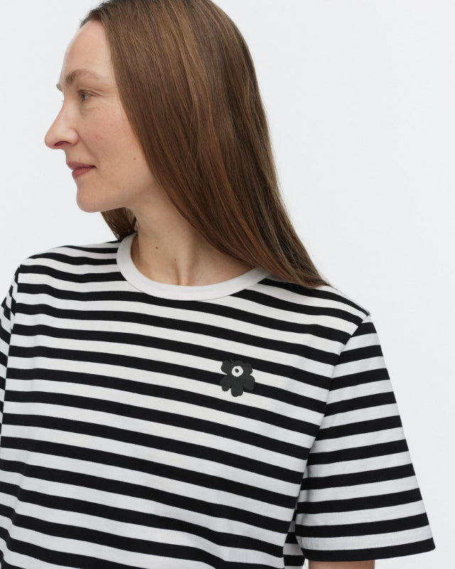 【マリメッコ】Tasaraita Unikko Tシャツ 52259194084