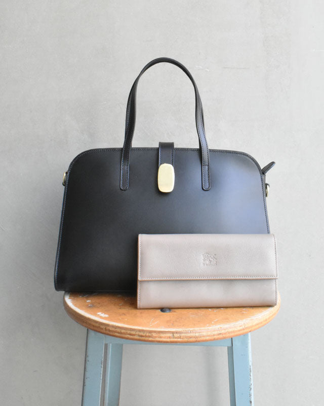 【イルビゾンテ】スムースレザー ハンドバッグ 54262300613