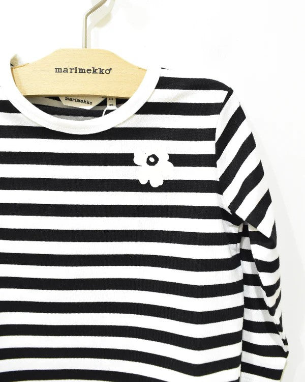 【マリメッコ】Paja Tasaraita Unikko 長袖シャツ 52254394515/52254394516
