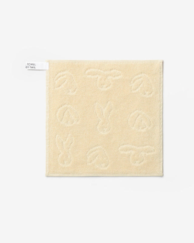 WARMGREY TAIL(ウォームグレーテール）/  BUNNY BUNNY HAND CLOTH - IVORY【バーンストア】