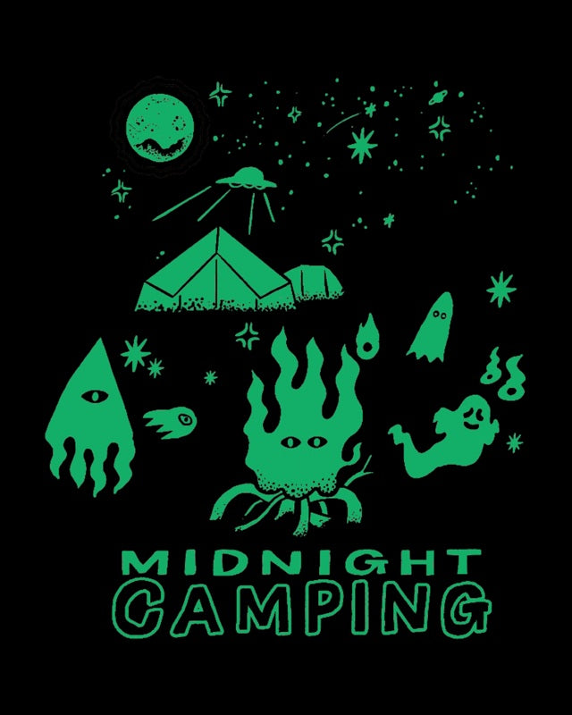 GLOW CASPER(グロウキャスパー) / MIDNIGHT CAMP Tシャツ -PINK【バーンストア】
