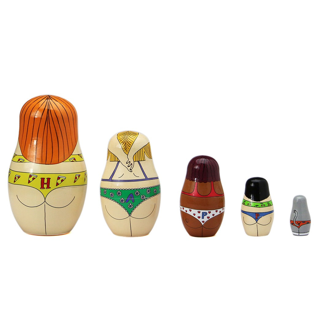 MIDORI KOMATSU(ミドリコマツ)/ Happy Hot Girls Matryoshka：ハッピー ホット ガールズマトリョーシカ【サラダボゥル】