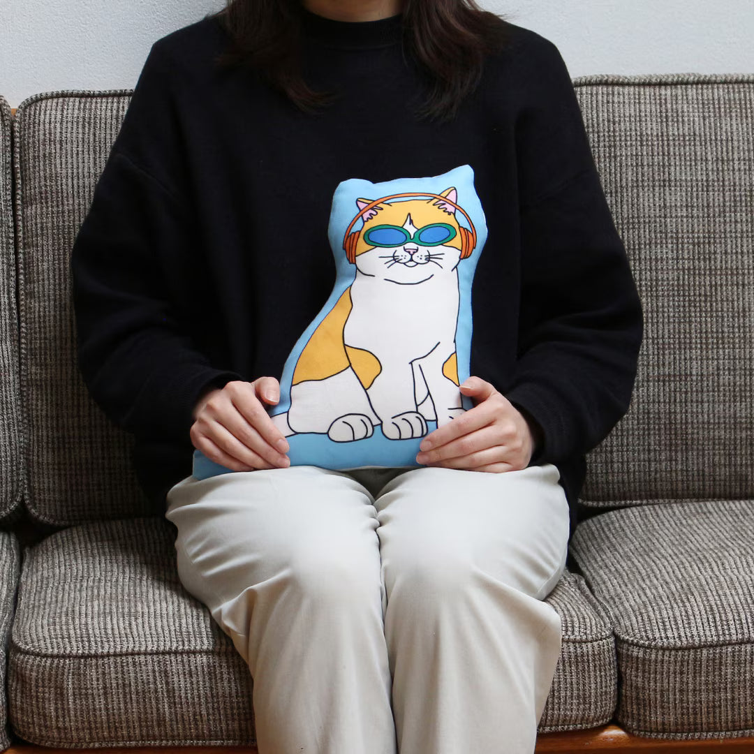 MIDORI KOMATSU(ミドリコマツ)/The Enjoy C&D Club Cushion： クラブ クッション  キャット【サラダボゥル】