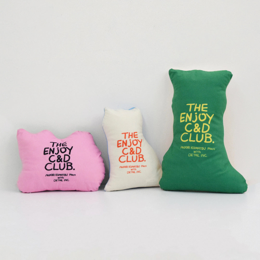 MIDORI KOMATSU(ミドリコマツ)/The Enjoy C&D Club Cushion： クラブ クッション  キャット【サラダボゥル】