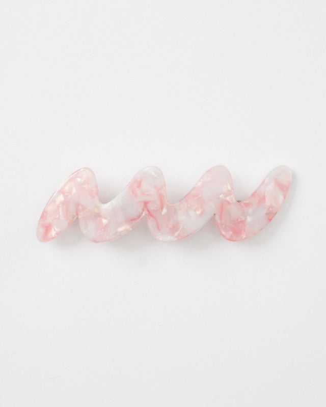 BIB MILK(ビブミルク) /  ART WAVE BARRETTE シェルピンク【バーンストア】