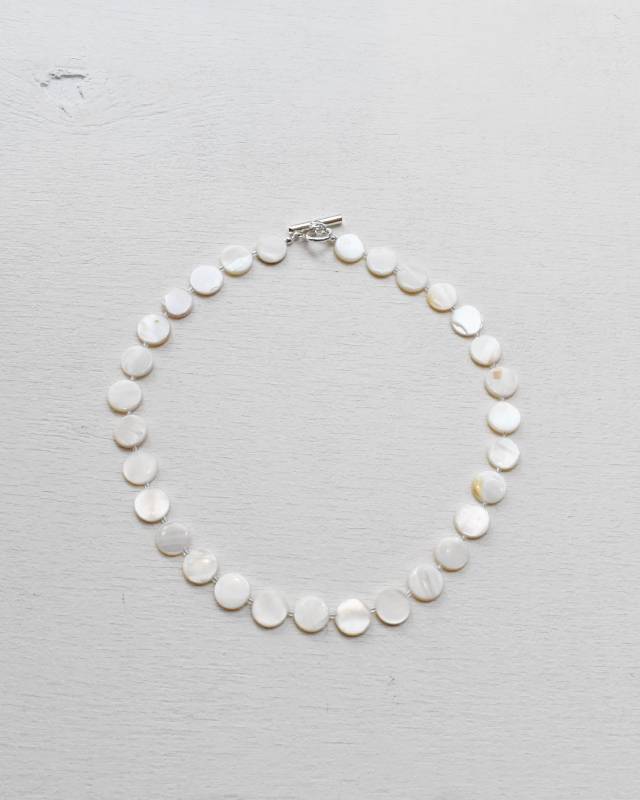 ROSETTAPRAYER（ロゼッタプレア） /  PEARL SHELL TOGGLE NECKLACE- CIRCLE【バーンストア】