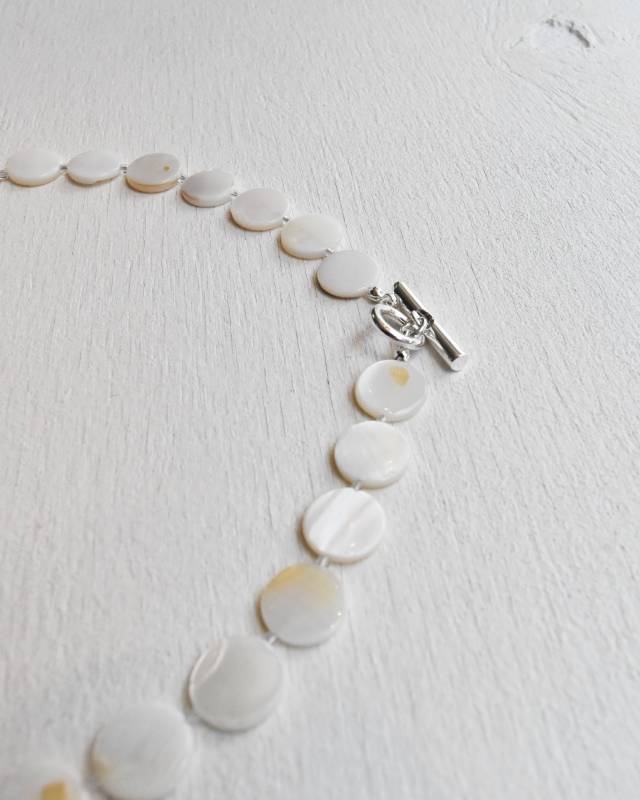 ROSETTAPRAYER（ロゼッタプレア） /  PEARL SHELL TOGGLE NECKLACE- CIRCLE【バーンストア】