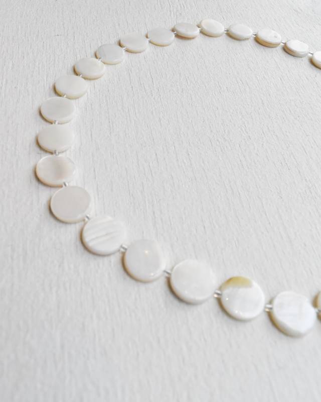 ROSETTAPRAYER（ロゼッタプレア） /  PEARL SHELL TOGGLE NECKLACE- CIRCLE【バーンストア】