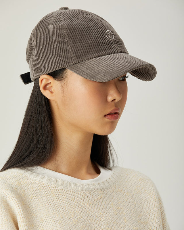 【バーンストア】ooowl /  CORDUROY CAP LOVE BEIGE