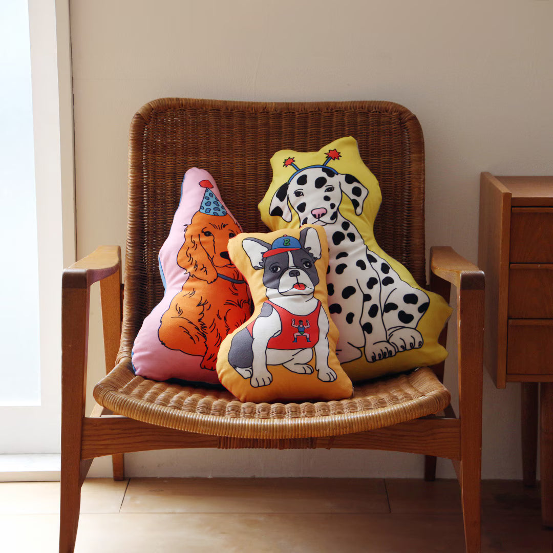 MIDORI KOMATSU(ミドリコマツ)/The Enjoy C&D Club Cushion：エンジョイ C&D クラブ クッション ドッグ【サラダボゥル】