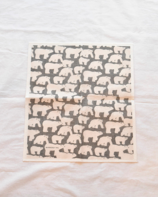 WARMGREY TAIL(ウォームグレーテール）/ POLAR BEARS DISH CLOTH【バーンストア】