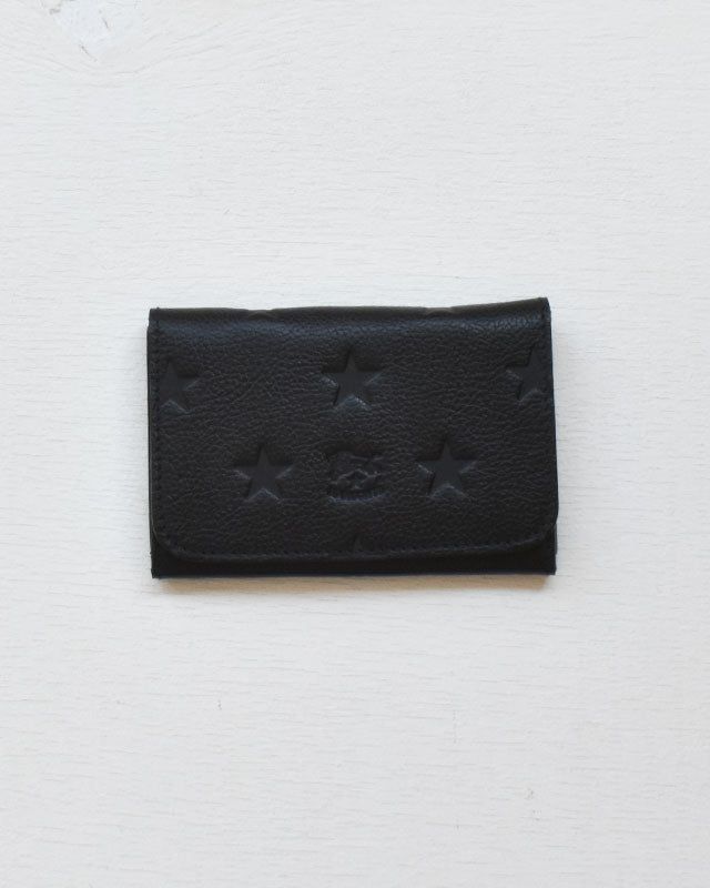 【イルビゾンテ】スター エンボスド レザー カードケース 54262306160
