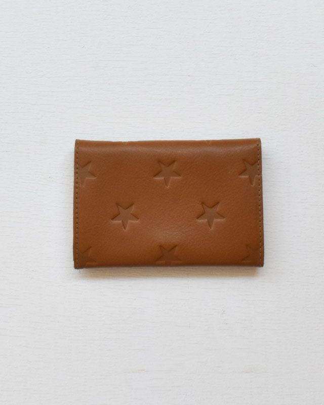【イルビゾンテ】スター エンボスド レザー カードケース 54262306160