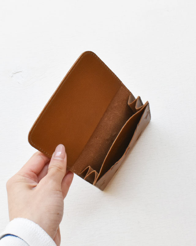 【イルビゾンテ】スター エンボスド レザー カードケース 54262306160