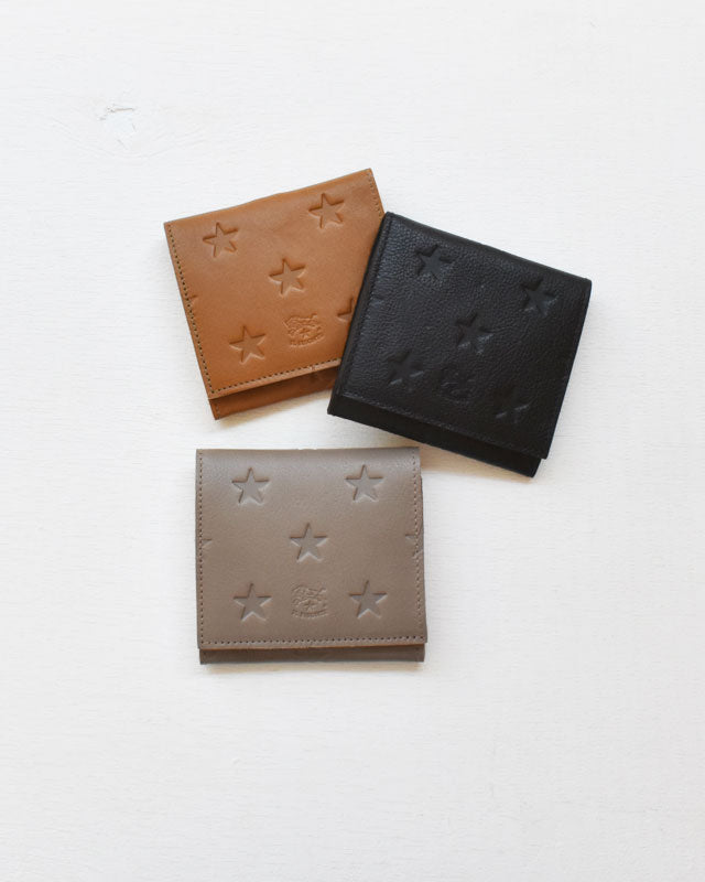 【イルビゾンテ】スター エンボスド レザー ウォレット 54262308141
