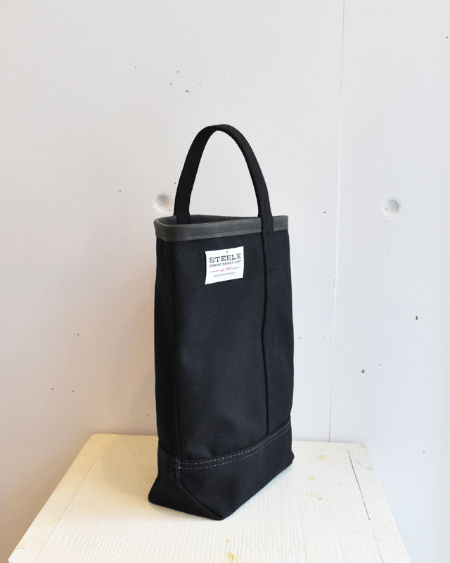 STEELE CANVAS BASKET(スチールキャンバスバスケット) / Wine Tote-Black【バーンストア】
