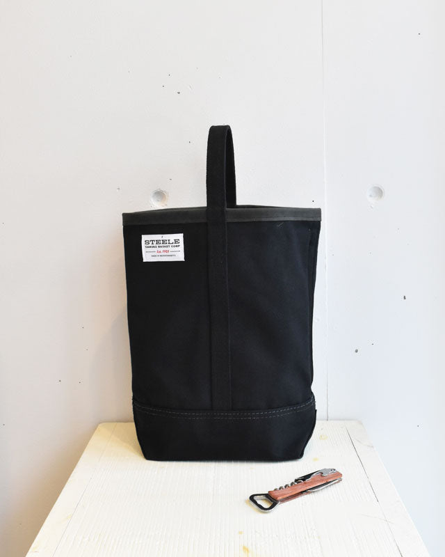 STEELE CANVAS BASKET(スチールキャンバスバスケット) / Wine Tote-Black【バーンストア】