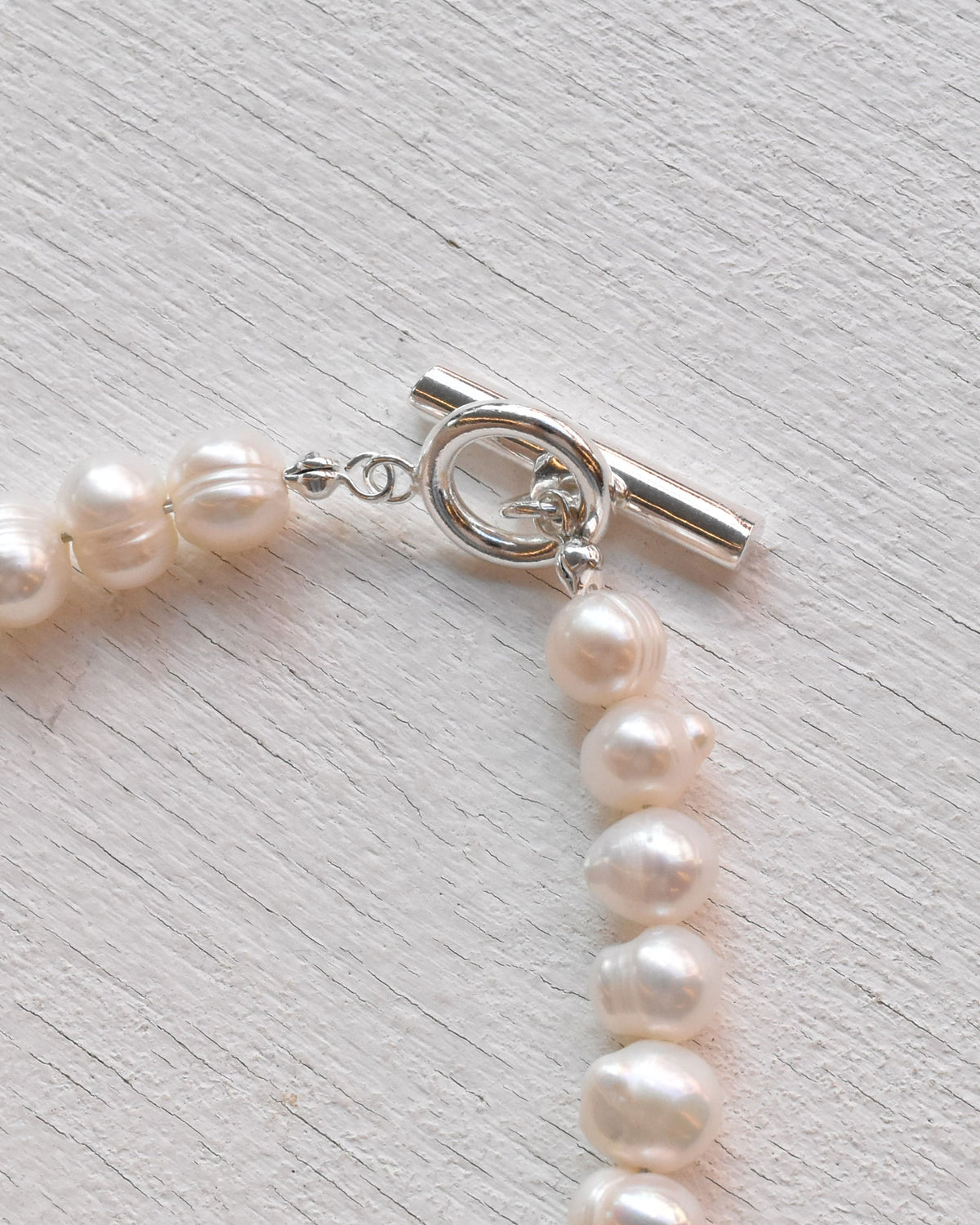 ROSETTAPRAYER（ロゼッタプレア） /  FRESH WATER PEARL TOGGLE BRACELE [PEARL]【バーンストア】