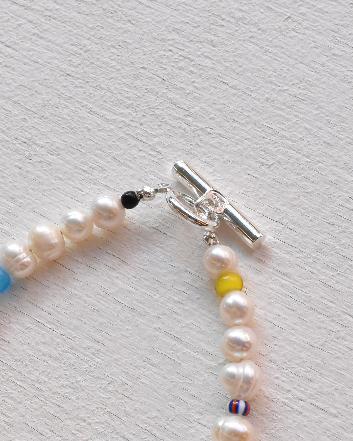 ROSETTAPRAYER（ロゼッタプレア） /  FRESH WATER PEARL TOGGLE BRACELE [MIX BEADS]【バーンストア】
