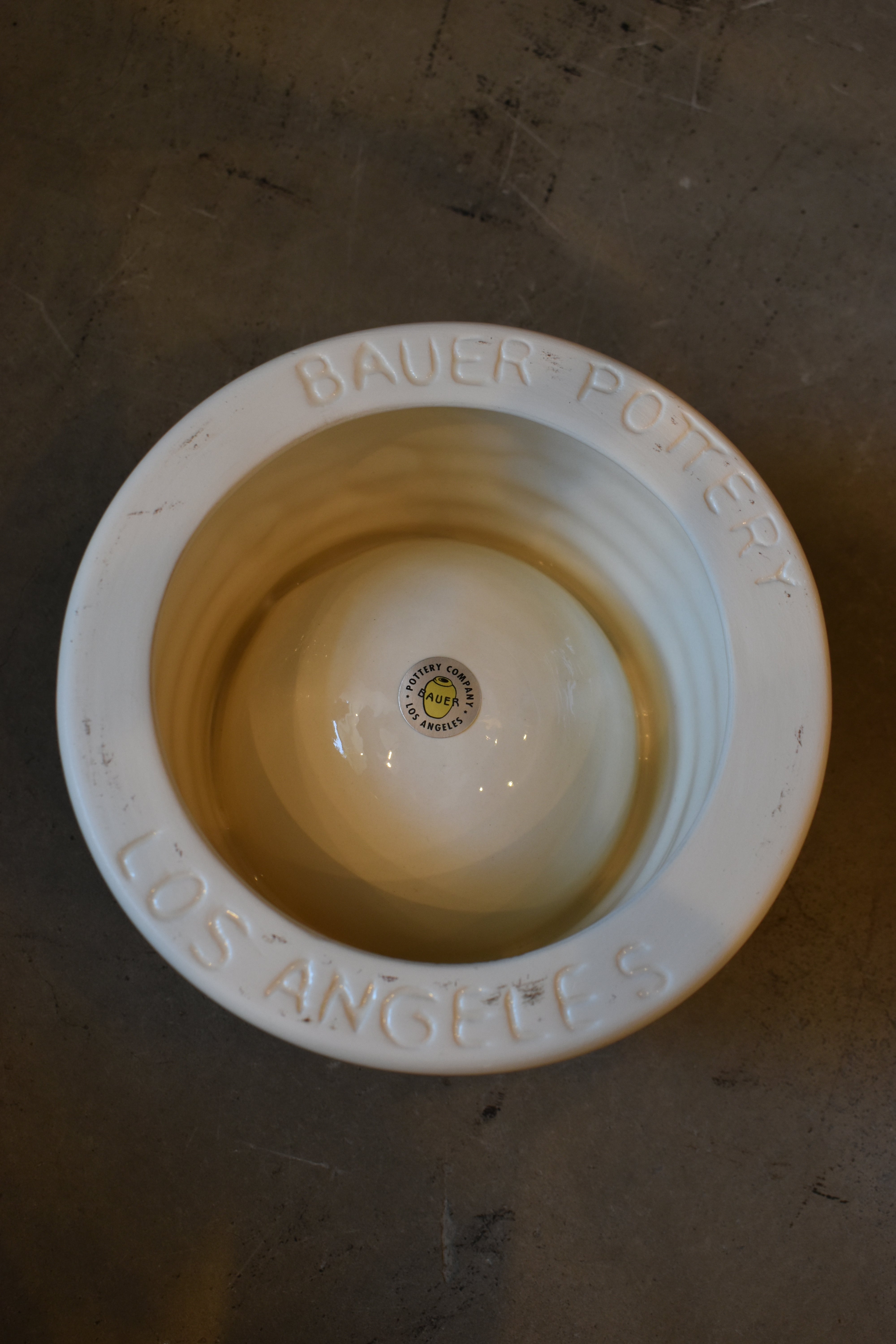 Bauer Pottery Ringware Dog Bowl Small【サラダボゥル】