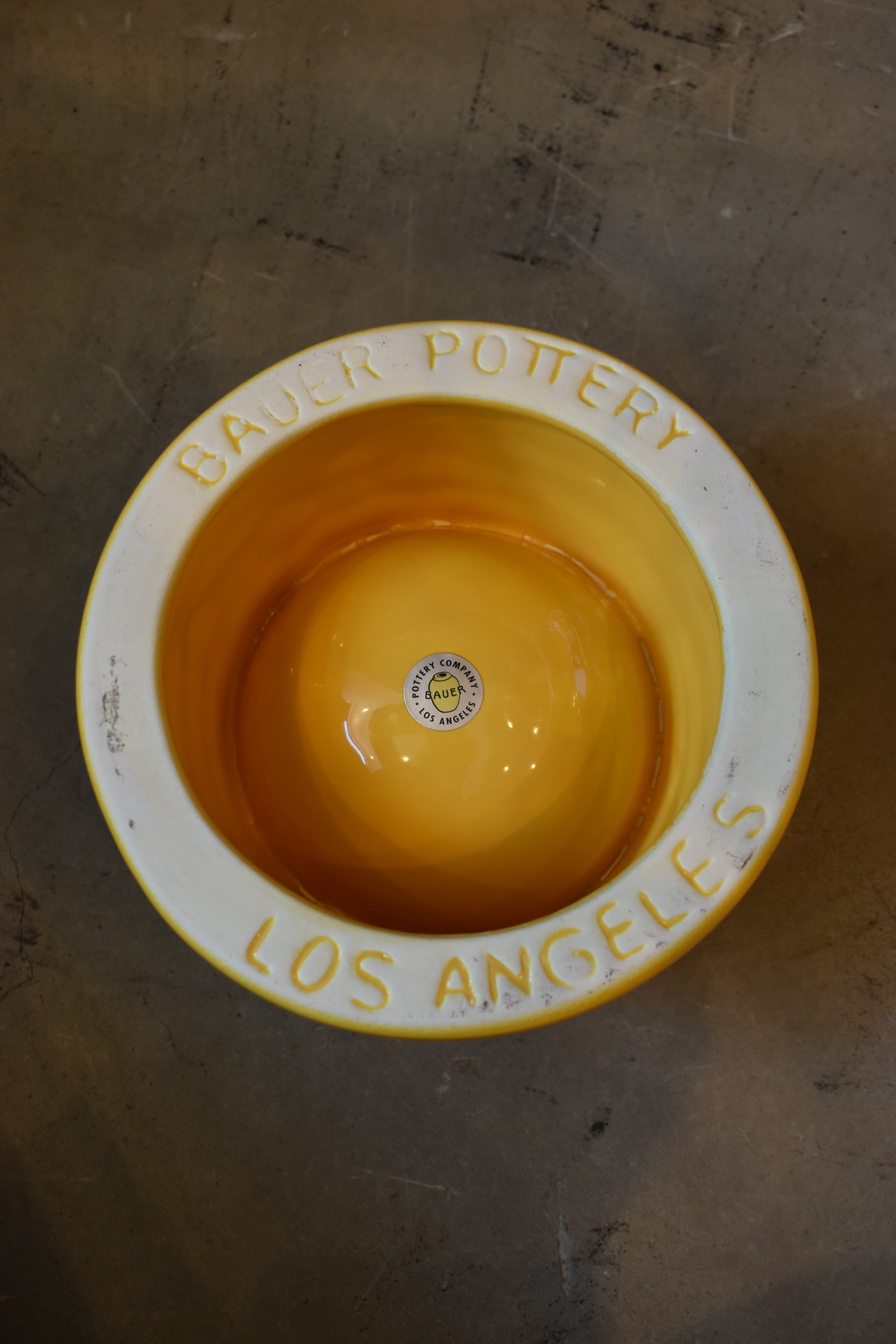 Bauer Pottery Ringware Dog Bowl Small【サラダボゥル】