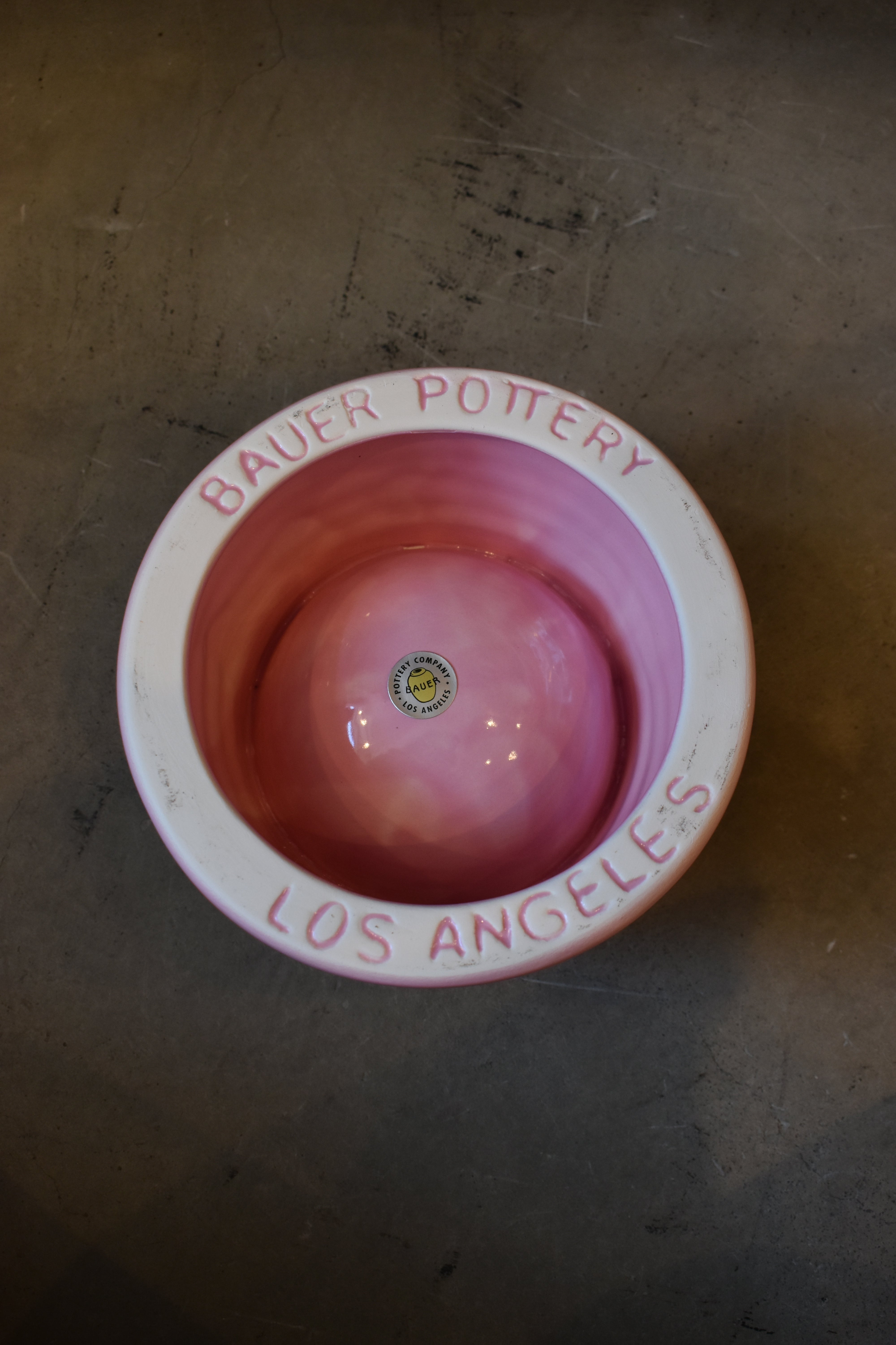 Bauer Pottery Ringware Dog Bowl Small【サラダボゥル】