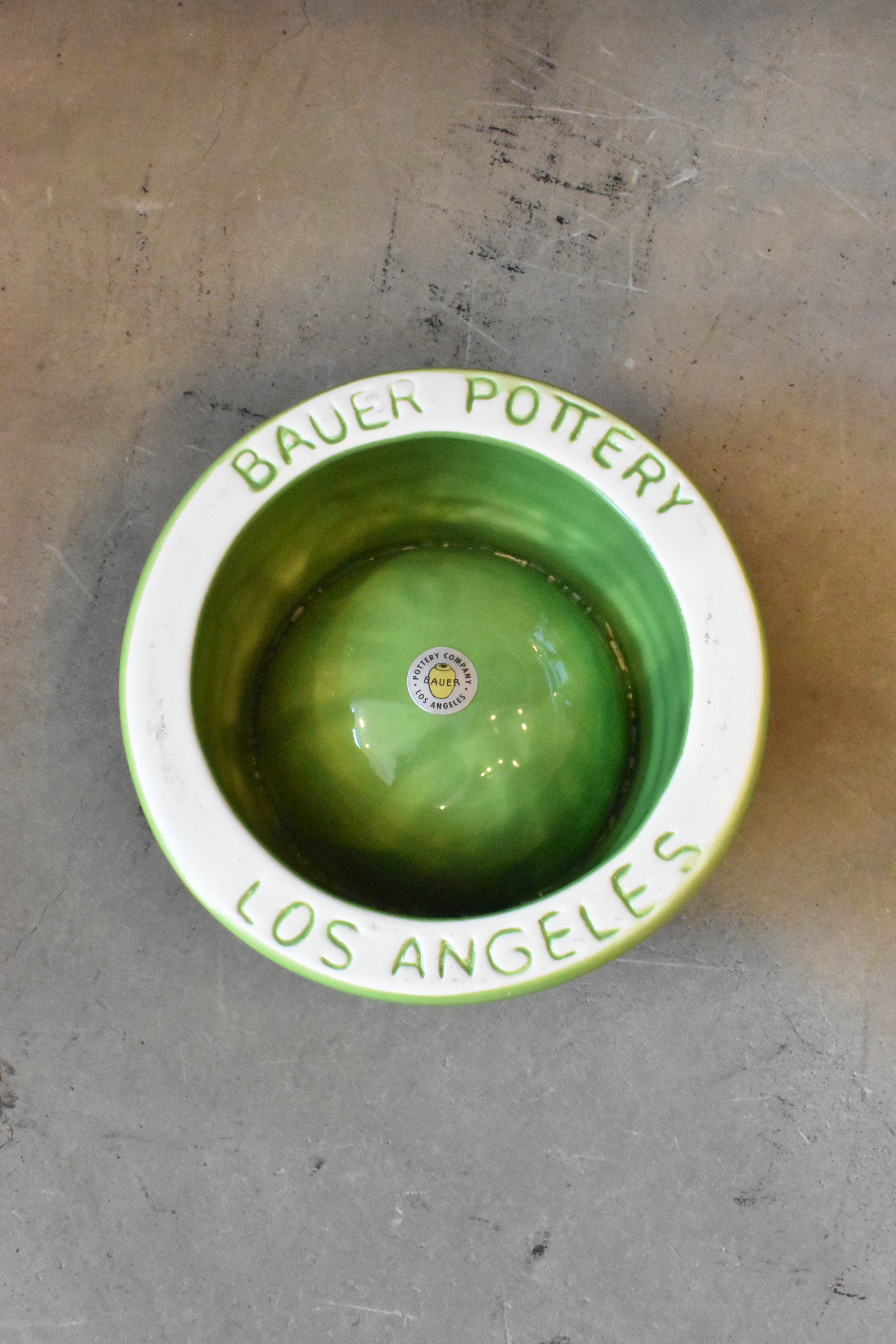 Bauer Pottery Ringware Dog Bowl Small【サラダボゥル】