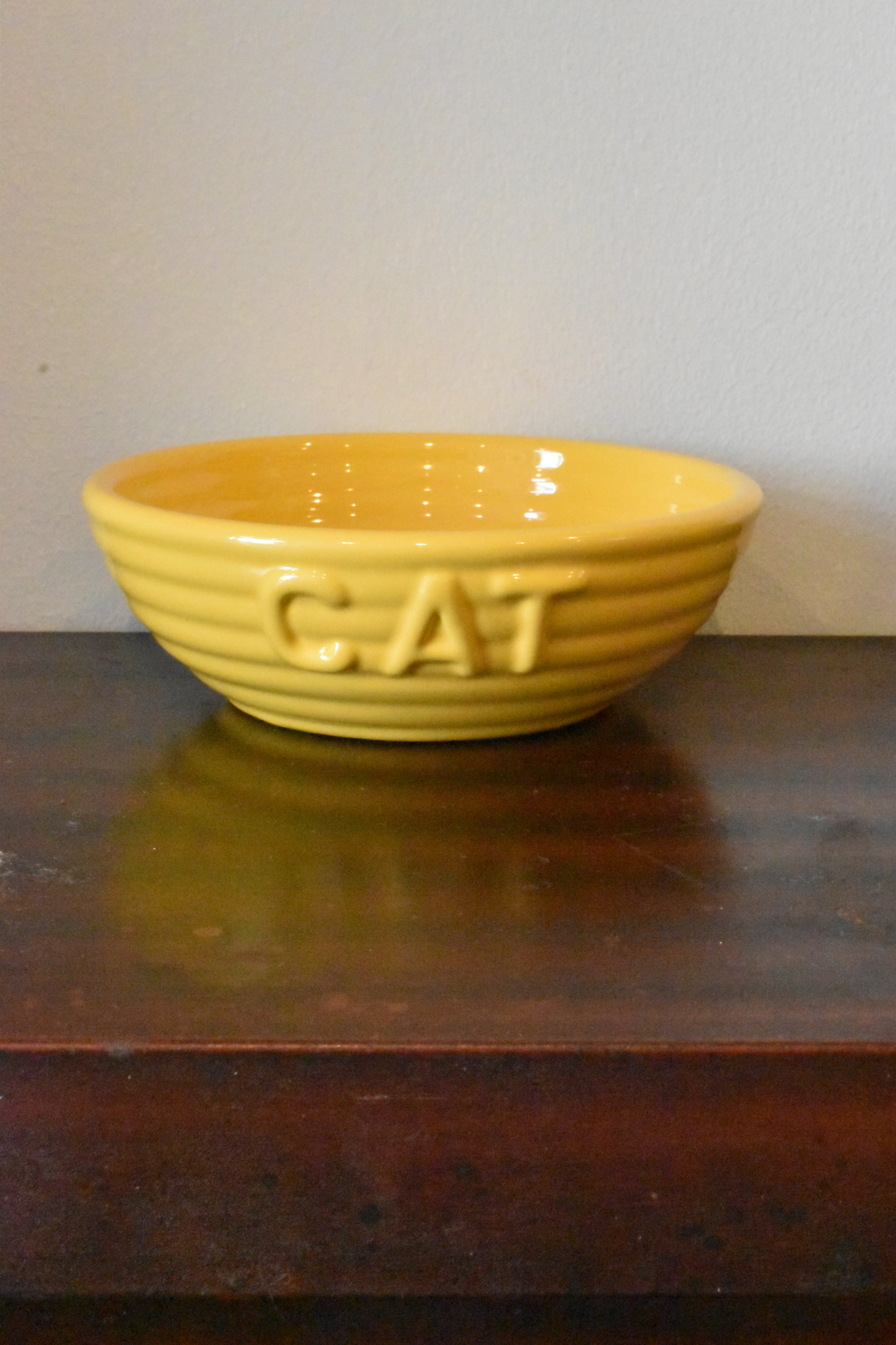 Bauer Pottery Monterey Cat Dish【サラダボゥル】