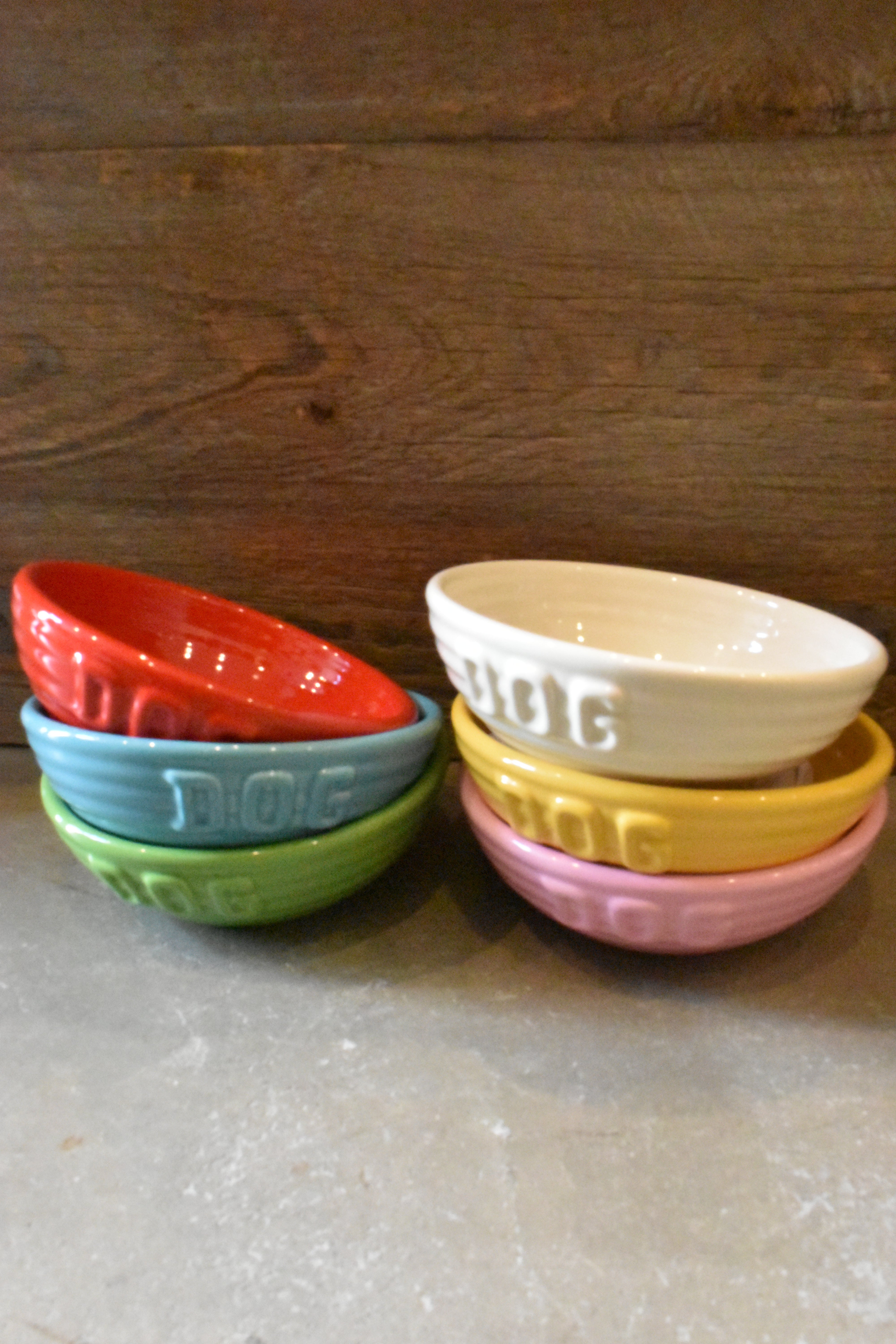 Bauer Pottery Monterey Dog Bowl【サラダボゥル】