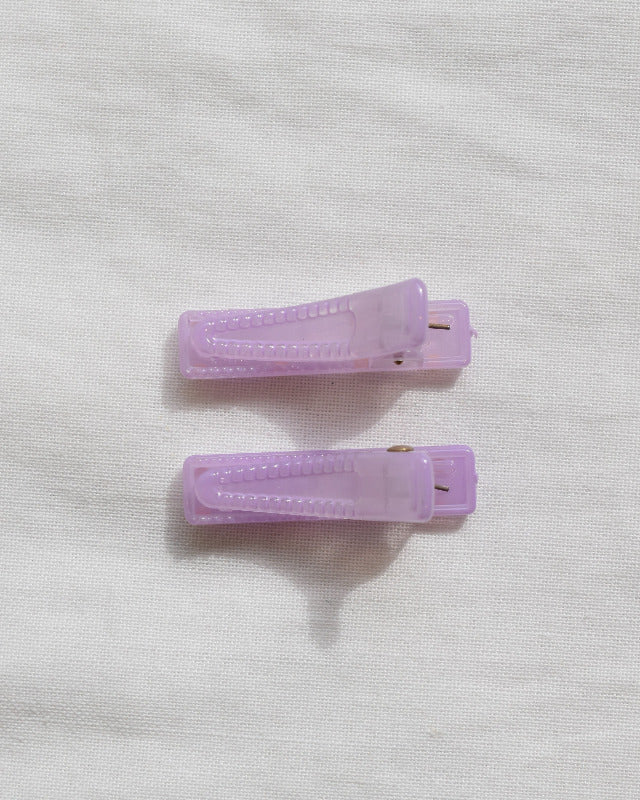 BIB MILK(ビブミルク) / FROST DOTS MINI CLIPS  2PCS パープル 【バーンストア】