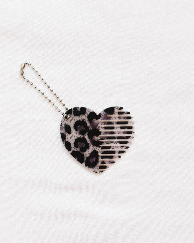 BIB MILK(ビブミルク) / DECORATE HEAD LEOPARD COME CHARM ブラック 【バーンストア】