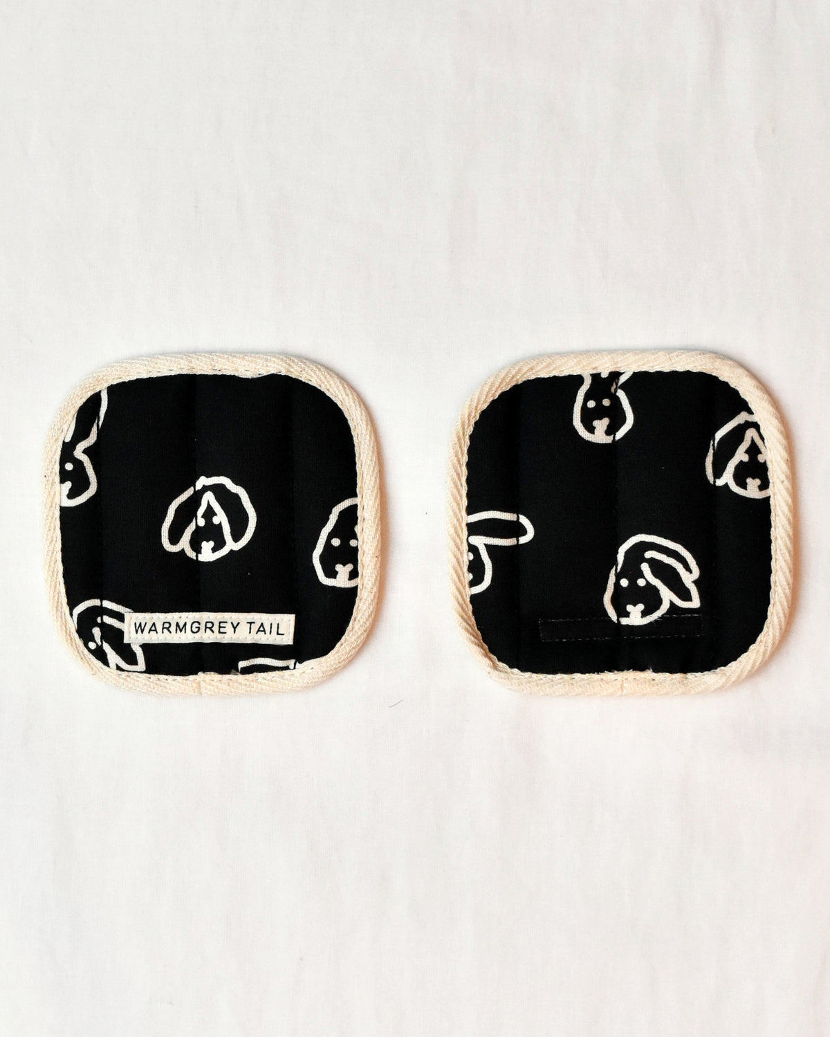 WARMGREY TAIL(ウォームグレーテール）/  BUNNY BUNNY NUVIM COASTER - BLACK【バーンストア】