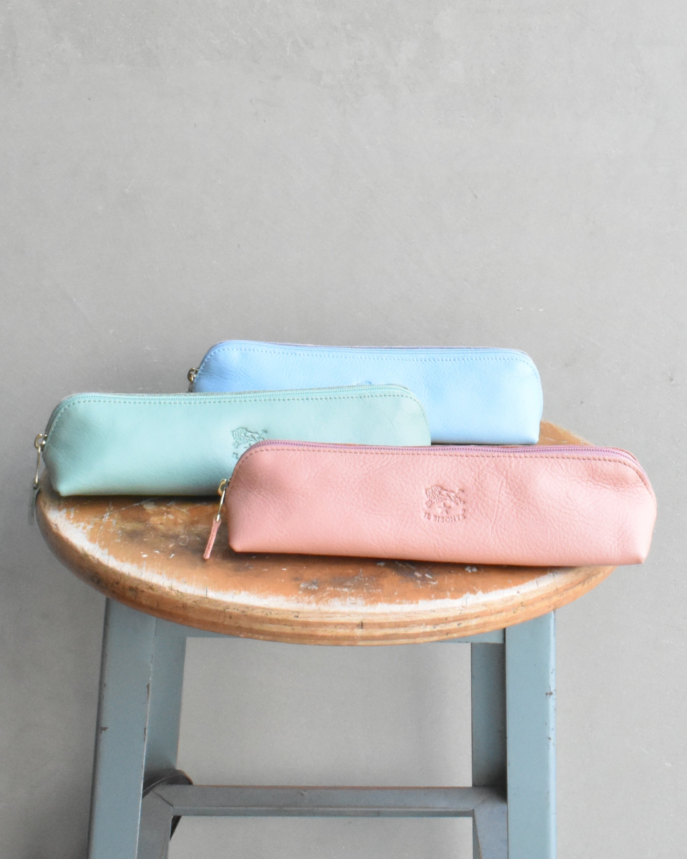 【イルビゾンテ】カラーレザー ペンケース 54262305164